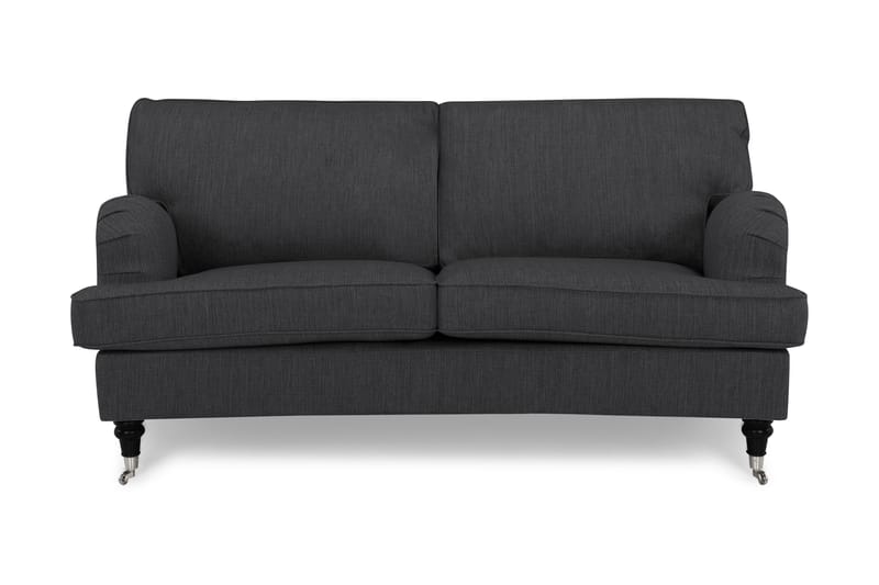 HOWARD Soffa 2-sits Svängd Antracit - Howardsoffor - 2-sits soffor