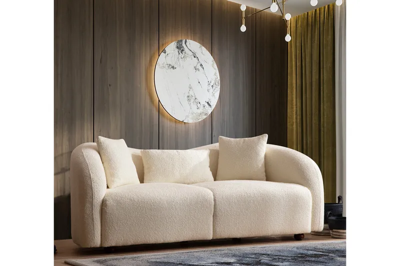 Hungirr Soffa 2-sits - Beige|Bouclé - Möbler - Vardagsrum - Soffor - 2-sits soffor