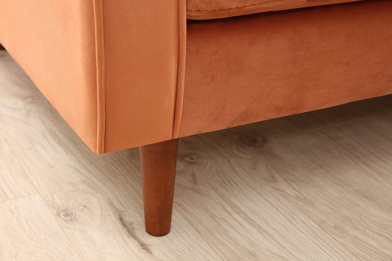 HUOWOOD Soffa 2-sits Orange - Möbler - Vardagsrum - Soffor - 2-sits soffor