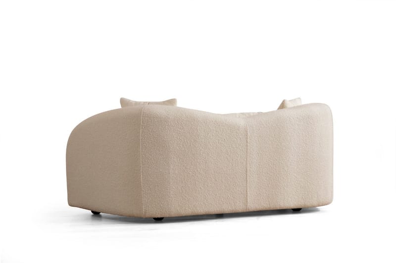 ILLEMONT Soffa 2-sits Beige Bouclé - 2-sits soffor