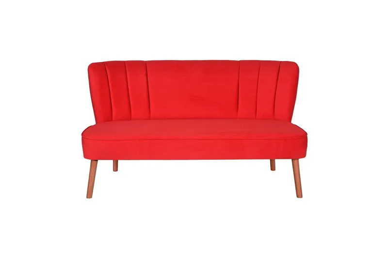 Indumati Soffa 2-sits - Mörkröd - Möbler - Vardagsrum - Soffor - 2-sits soffor