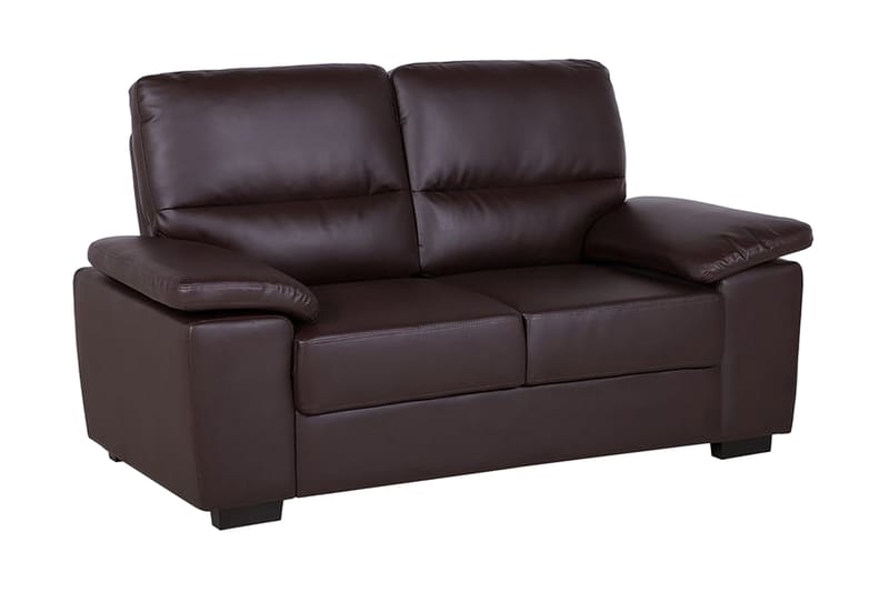 JAKUSZ Soffa 2-Sits Konstläder Brun - Möbler - Vardagsrum - Soffor - 2-sits soffor