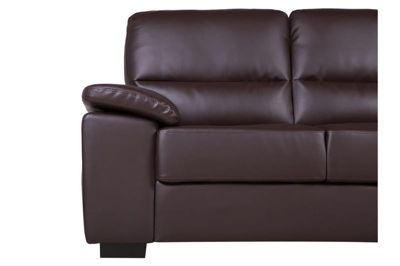JAKUSZ Soffa 2-Sits Konstläder Brun - Möbler - Vardagsrum - Soffor - 2-sits soffor