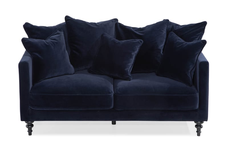 JORIDE 2-sits Sammetssoffa Blå - Sammetssoffor - 2-sits soffor