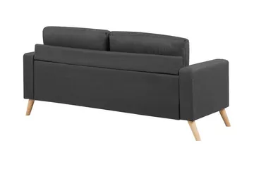 Kemsley 2-sits Soffa i Tyg med Träben - Grå - Möbler - Vardagsrum - Soffor - 2-sits soffor