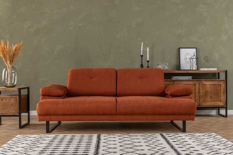 Kitimat Soffa 2-sits, Orange