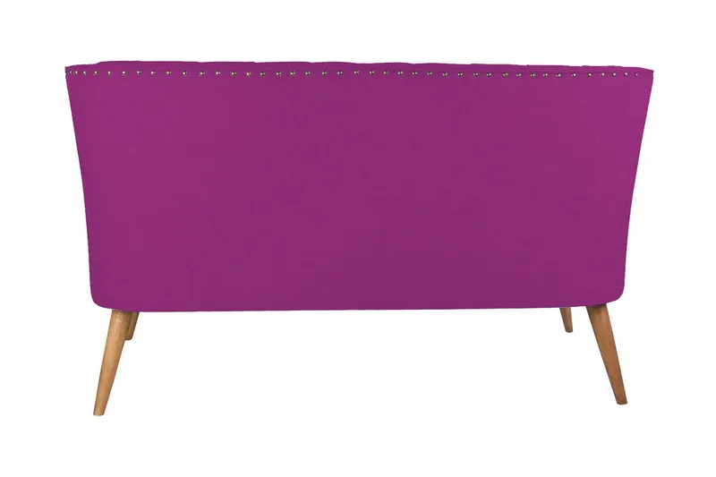 Lamonti 2-sits Soffa - Lila/Natur - Möbler - Vardagsrum - Soffor - 2-sits soffor