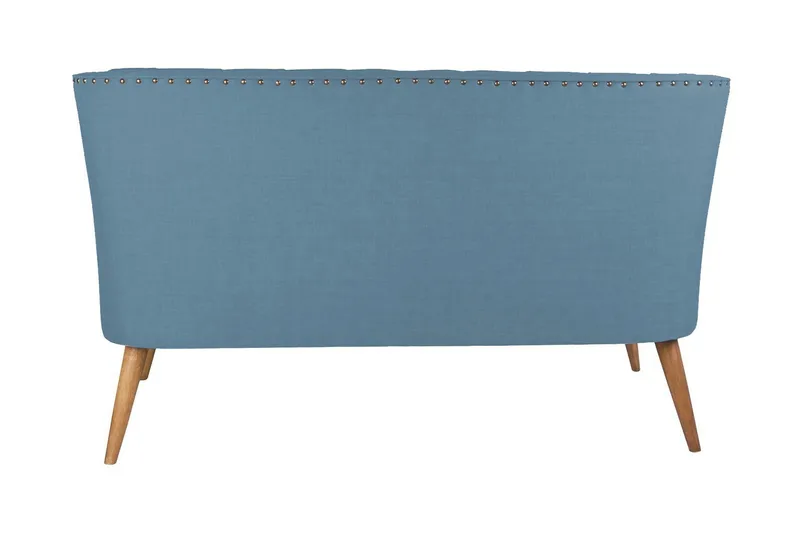 Lamonti 2-sits Soffa - Mörkblå/Natur - Möbler - Vardagsrum - Soffor - 2-sits soffor