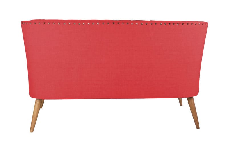 Lamonti 2-sits Soffa - Röd/Natur - Möbler - Vardagsrum - Soffor - 2-sits soffor