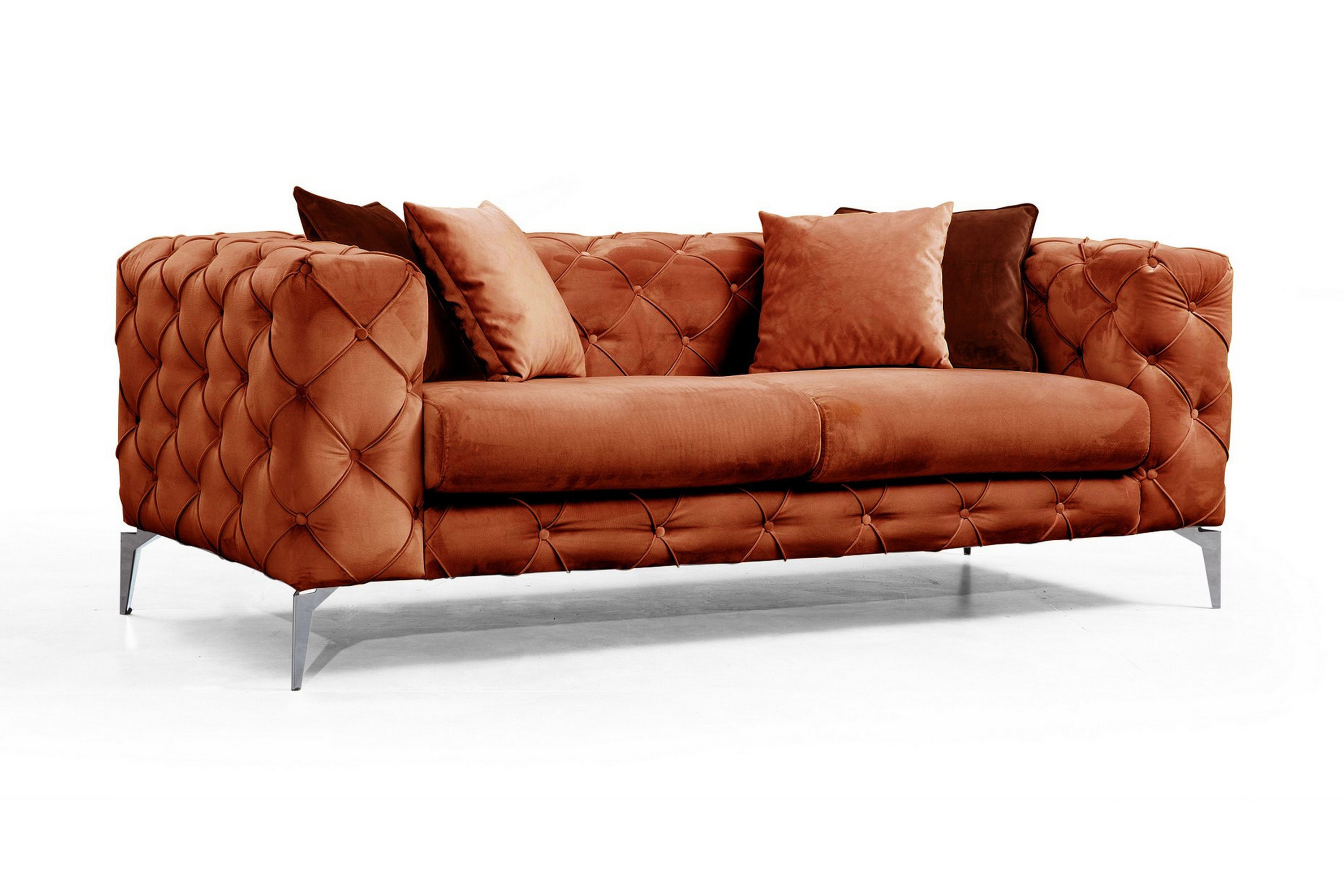 leithfield soffa 2-sits orange -