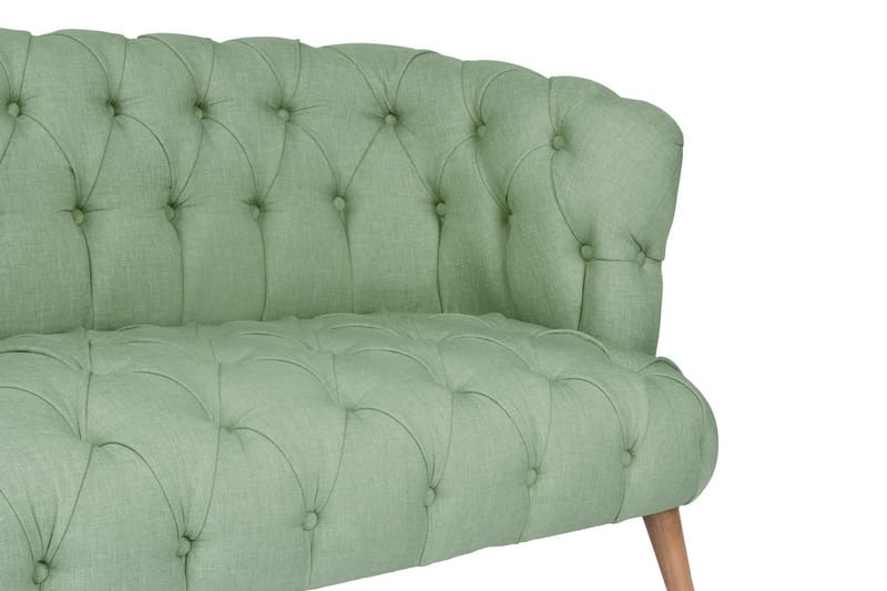 LENWIL 2-sits Soffa Petrolgrön/Natur - Möbler - Vardagsrum - Soffor - 2-sits soffor