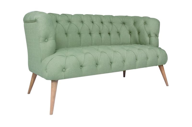 LENWIL 2-sits Soffa Petrolgrön/Natur - Möbler - Vardagsrum - Soffor - 2-sits soffor