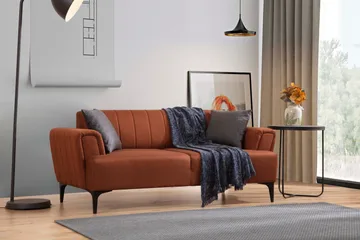 Lilesville 3-sits Soffa - Röd - Möbler - Vardagsrum - Soffor - 2-sits soffor