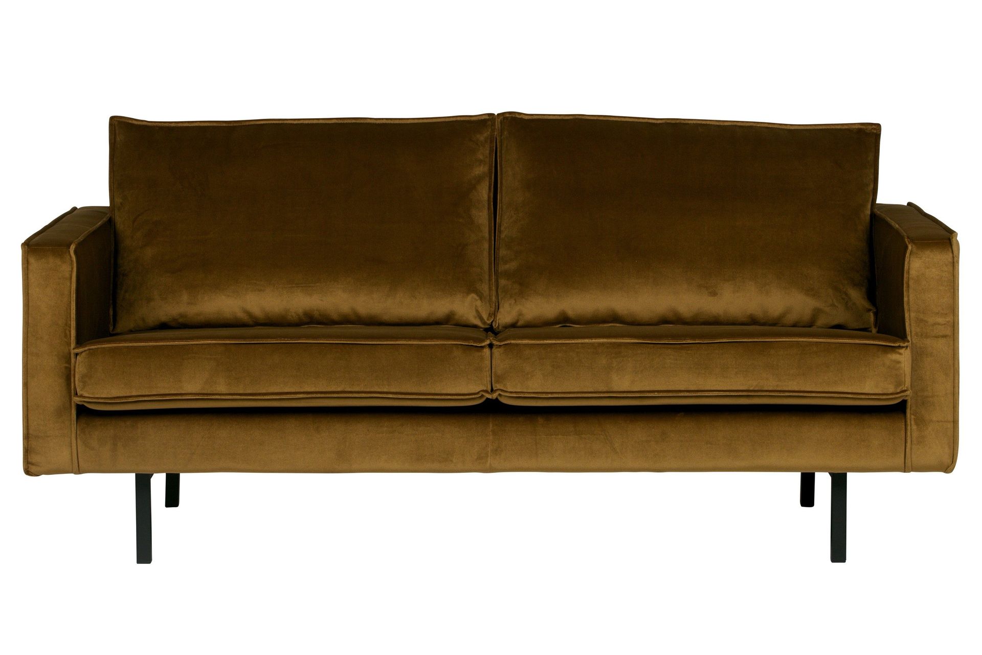 lissbon 2,5-sits sammetssoffa - honungsgul