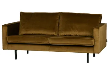 Lissbon 2,5-sits Sammetssoffa - Honungsgul - Möbler - Vardagsrum - Soffor - 2-sits soffor