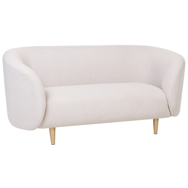 2-sits soffa Loen - Beige, guld - Möbler - Vardagsrum - Soffor - 2-sits soffor