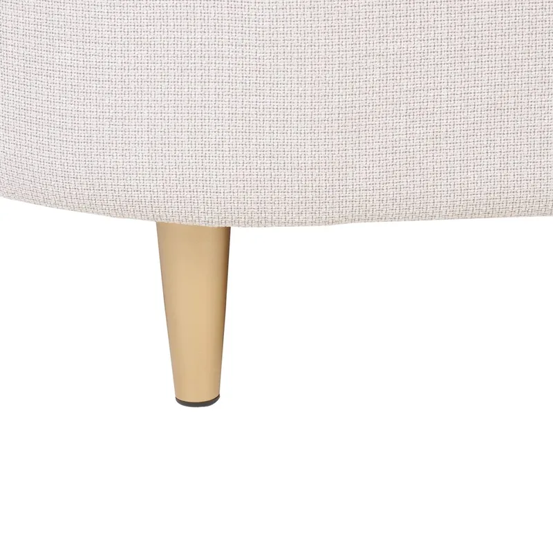2-sits soffa Loen - Beige, guld - Möbler - Vardagsrum - Soffor - 2-sits soffor