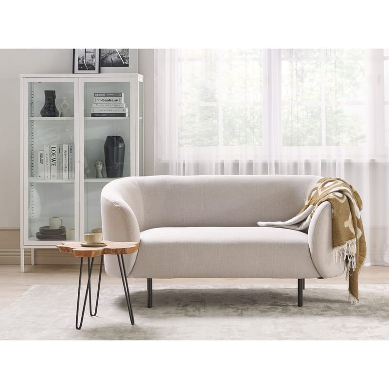 2-sits soffa Loen - Beige, svart - Möbler - Vardagsrum - Soffor - 2-sits soffor