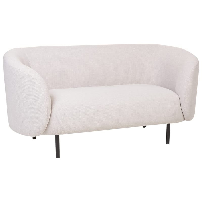 2-sits soffa Loen - Beige, svart - Möbler - Vardagsrum - Soffor - 2-sits soffor