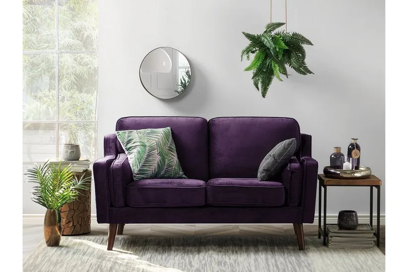 Lokka Soffa 2-4 Sits - Lila - Möbler - Vardagsrum - Soffor - 2-sits soffor