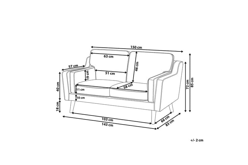 LOKKA Soffa 2-4 sits - 2-sits soffor