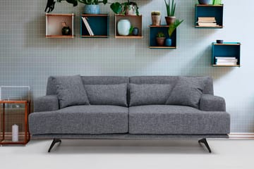 Lums 2-sits Soffa 200 cm i Tyg - Grå - Möbler - Vardagsrum - Soffor - 2-sits soffor
