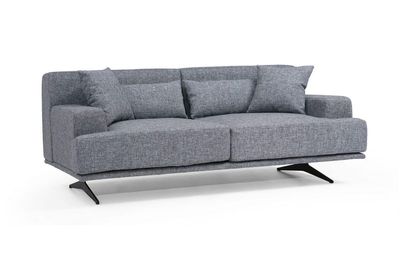 Lums 2-Sits Soffa - Grå - Möbler - Vardagsrum - Soffor - 2-sits soffor