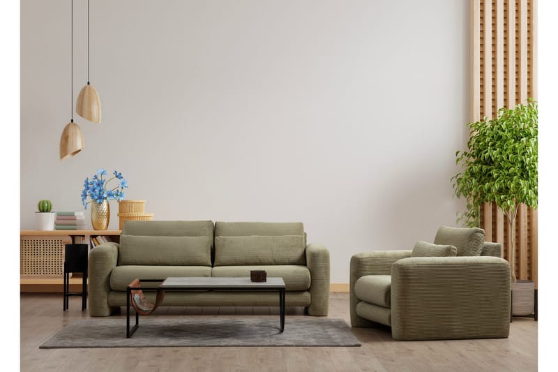 Makhan Soffa 2-sits - Grön - Möbler - Vardagsrum - Soffor - 2-sits soffor