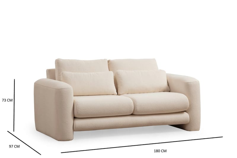 Makhan Soffa 2-sits - Ljusbeige - Möbler - Vardagsrum - Soffor - 2-sits soffor