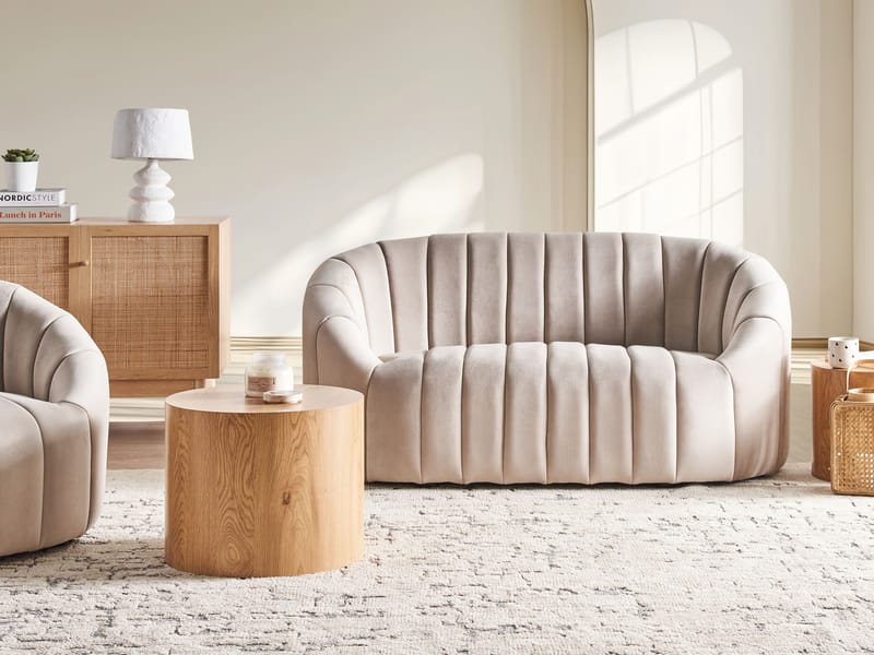 2-sits soffa Malung - Beige - Möbler - Vardagsrum - Soffor - 2-sits soffor