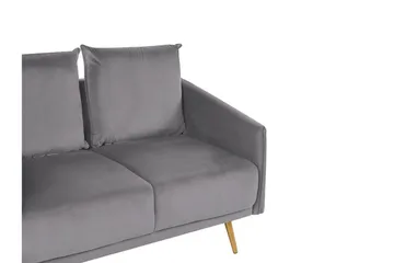 Maurana 2-sits Soffa - Sammet/Grå - Möbler - Vardagsrum - Soffor - 2-sits soffor