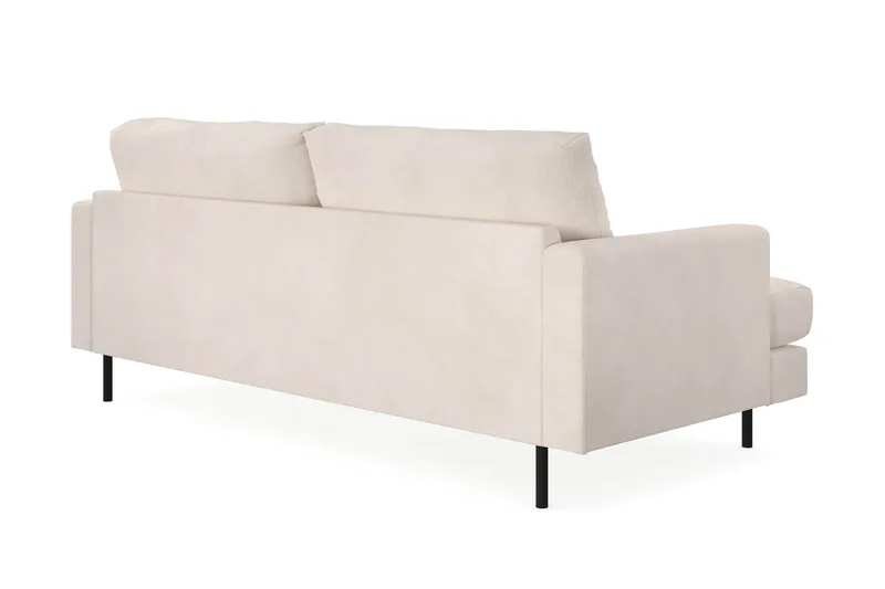 Menard Compact 3-sits Manchestersoffa - Beige - Möbler - Vardagsrum - Soffor - 3-sits soffor