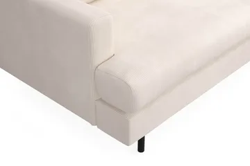 Menard Compact 3-sits Manchestersoffa - Beige - Möbler - Vardagsrum - Soffor - 3-sits soffor