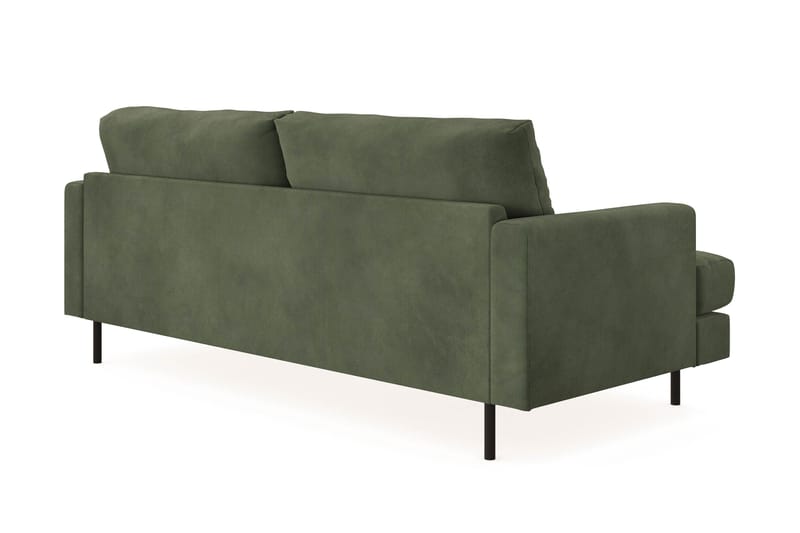 Menard Compact 3-sits Manchestersoffa - Grön - Möbler - Vardagsrum - Soffor - 3-sits soffor