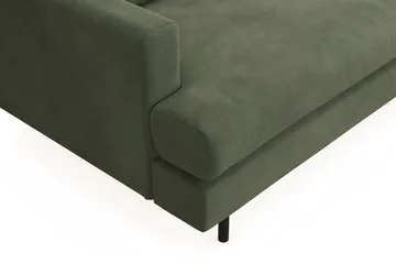 Menard Compact 3-sits Manchestersoffa - Grön - Möbler - Vardagsrum - Soffor - 3-sits soffor