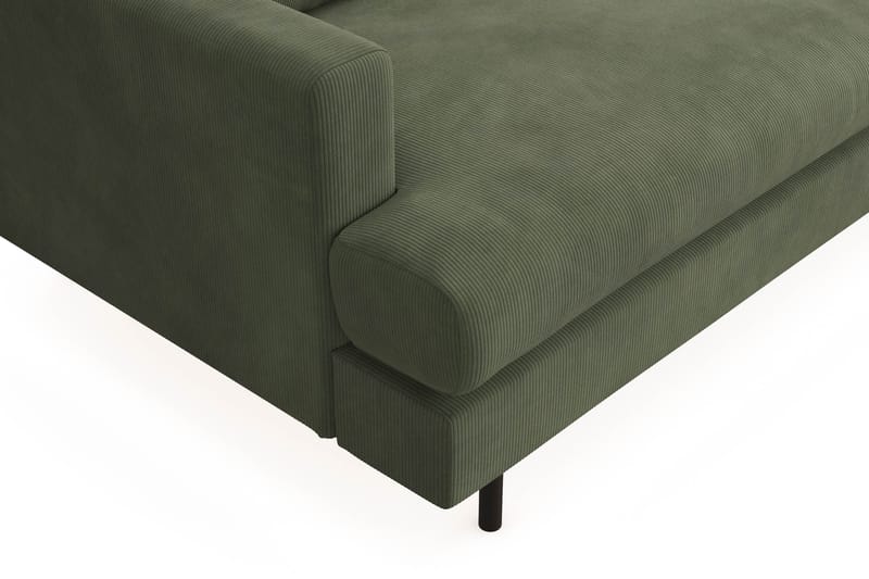 Menard Compact 3-sits Manchestersoffa - Grön - Möbler - Vardagsrum - Soffor - 3-sits soffor