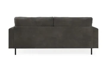 Menard Compact 3-sits Manchestersoffa - Mörkgrå - Möbler - Vardagsrum - Soffor - 3-sits soffor