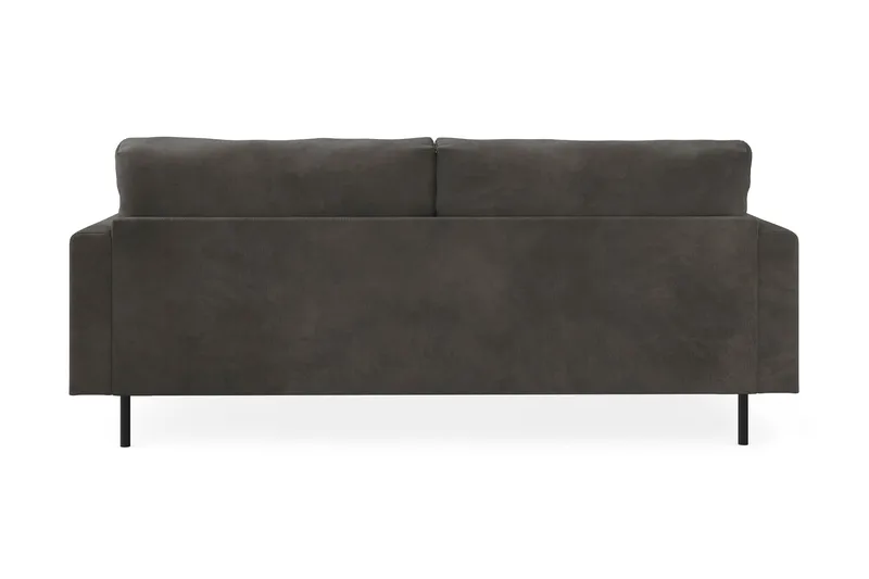 Menard Compact 3-sits Manchestersoffa - Mörkgrå - Möbler - Vardagsrum - Soffor - 3-sits soffor