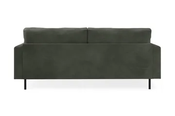Menard Compact 3-sits Manchestersoffa - Mörkgrön - Möbler - Vardagsrum - Soffor - 3-sits soffor