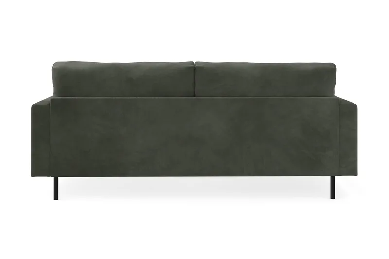 Menard Compact 3-sits Manchestersoffa - Mörkgrön - Möbler - Vardagsrum - Soffor - 3-sits soffor