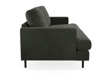 Menard Compact 3-sits Manchestersoffa - Mörkgrön - Möbler - Vardagsrum - Soffor - 3-sits soffor