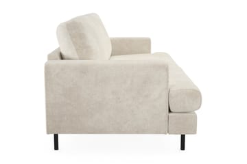 Menard Compact 3-sits Sammetssoffa - Krämvit - Möbler - Vardagsrum - Soffor - 3-sits soffor