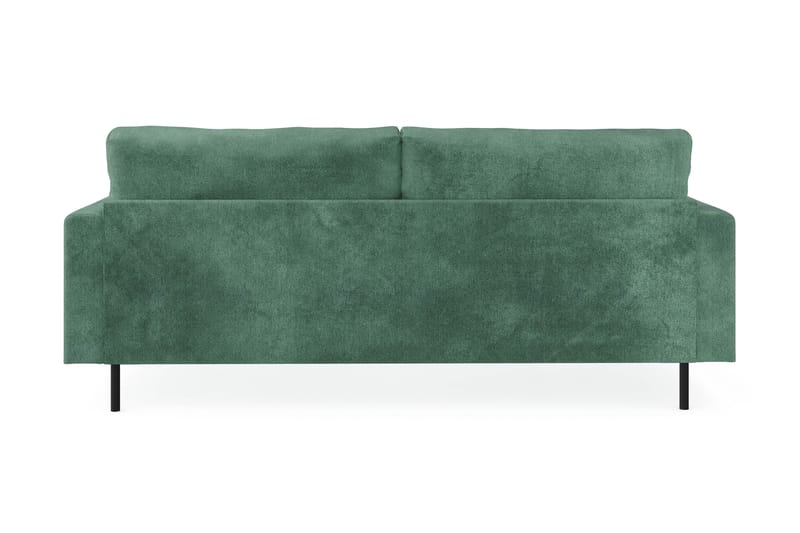 Menard Compact 3-sits Sammetssoffa - Mörkgrön - Möbler - Vardagsrum - Soffor - 3-sits soffor