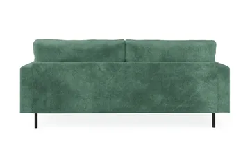 Menard Compact 3-sits Sammetssoffa - Mörkgrön - Möbler - Vardagsrum - Soffor - 3-sits soffor