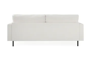 Menard Compact 3-sits Soffa i Bouclé - Vit - Möbler - Vardagsrum - Soffor - 3-sits soffor