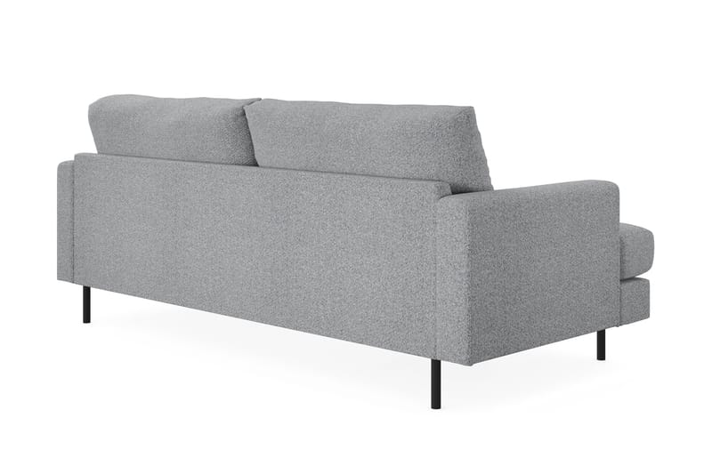 Menard Compact 3-sits Tygsoffa - Grå - Möbler - Vardagsrum - Soffor - 3-sits soffor