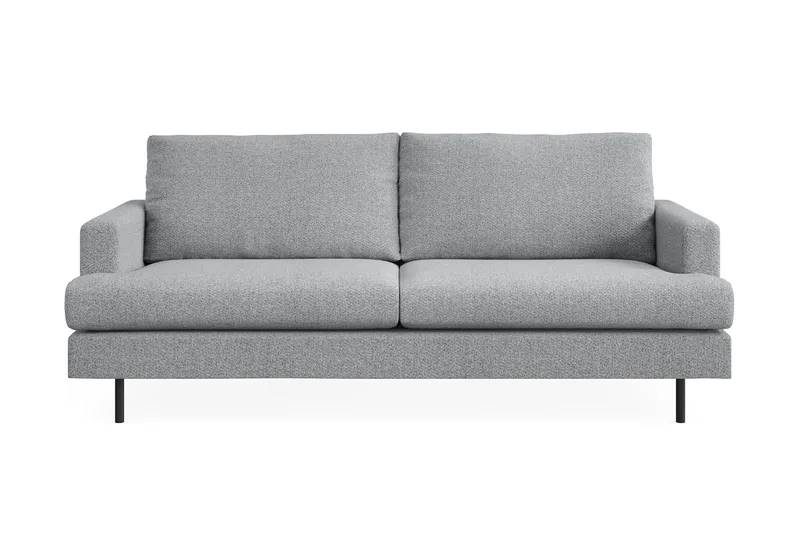 Menard Compact 3-sits Tygsoffa - Grå - Möbler - Vardagsrum - Soffor - 3-sits soffor