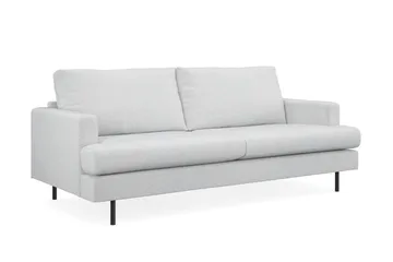 Menard Compact 3-sits Tygsoffa - Ljusgrå - Möbler - Vardagsrum - Soffor - 3-sits soffor