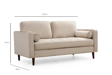 Mirrilnesh Soffa 2-sits - Beige - Möbler - Vardagsrum - Soffor - 2-sits soffor