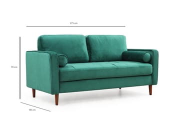 Mirrilnesh Soffa 2-sits - Grön - Möbler - Vardagsrum - Soffor - 2-sits soffor